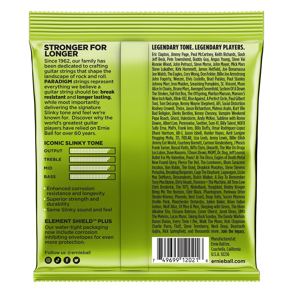Cuerdas Ernie Ball Paradigm Regular Slinky 10-46 2